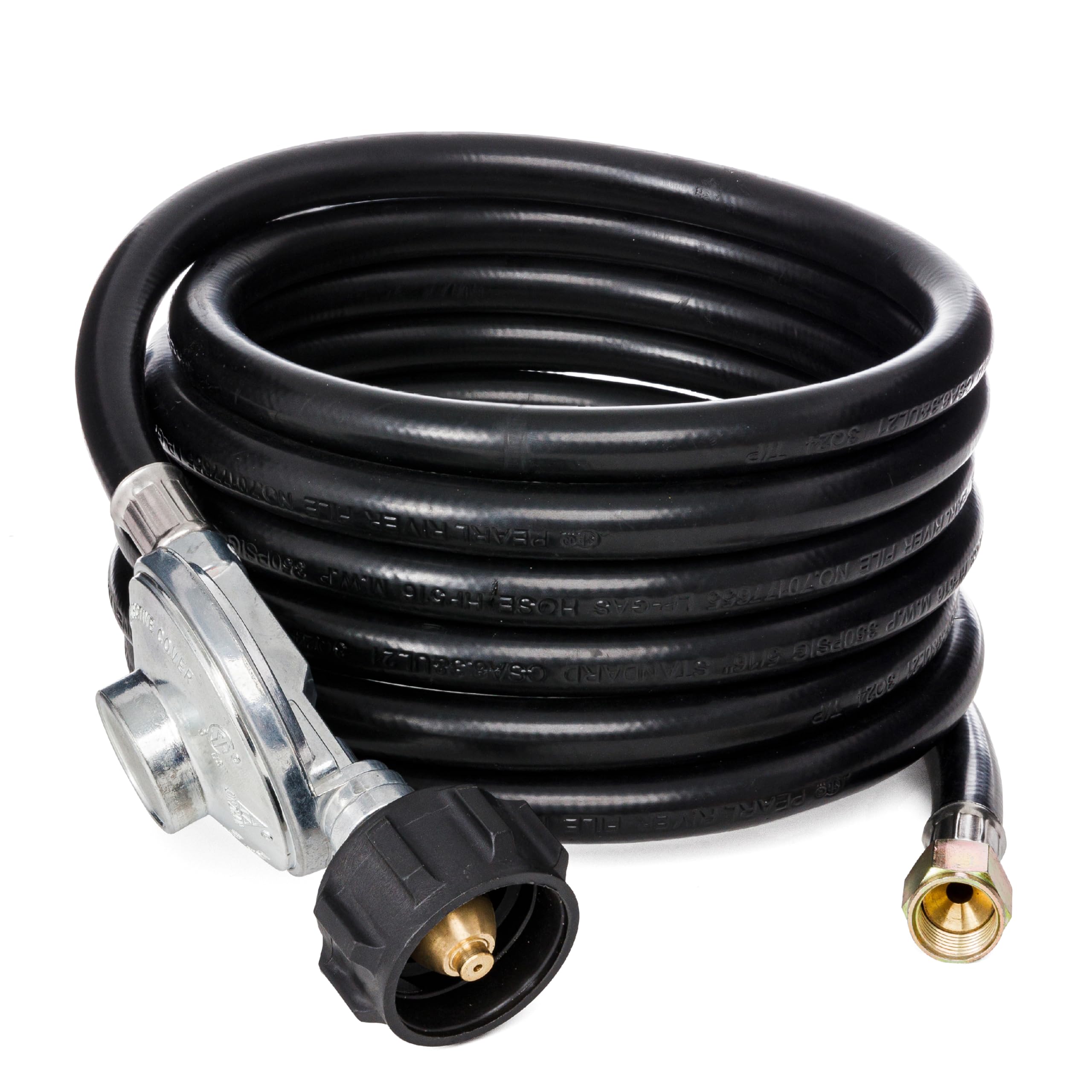 Photo 1 of [CSA Certified] BlueStars 12 Feet Universal QCC1 Low Pressure Propane Regulator Grill Replacement, 12 FT Hose for Weber Charbroil Nexgrill LP Gas Grill Heater and Fire Pit Table, 3/8" Female Flare Nut