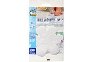 COMPAC HOME Select Safe-T-Shapes, Large, White Daisy 14 Count
