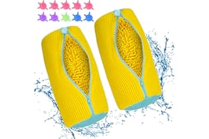 GARDON Shoe Washing Machine Bag, Sneaker Cleaner Kit with 10 Washer Balls for Gym Sneakers and Flats, Shoe Laundry Bag with Zipper Protection Design,Large Size for Women's, Men's, and Kid's Shoes