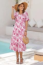 STYLEWORD Women's 2025 Summer Casual Short Sleeve