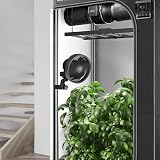 AC Infinity CLOUDRAY S6 6-Inch Clip Fan 10 Speeds IP-54 EC Motor UK Plug view 8