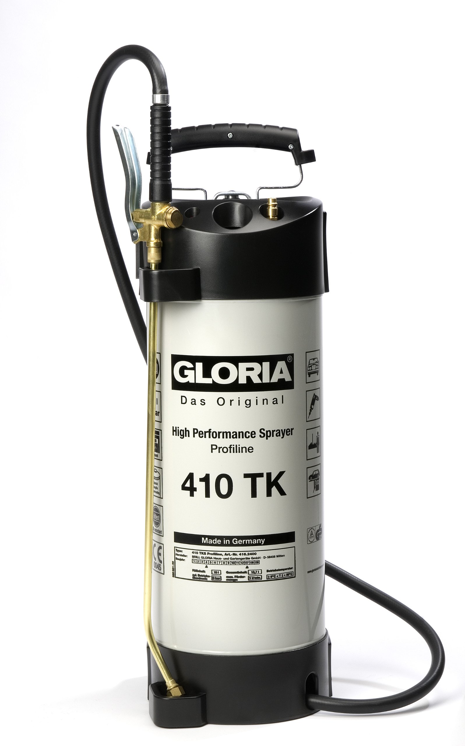 Gloria "410 TK" High Performance Sprayer, White/Black, 68x23x26 cm