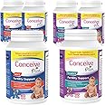 CONCEIVE PLUS His + Hers Fertility Support 3 Month Supply Prenatal Supplements - Vitamins Bundle for Couples Trying to Conceive
