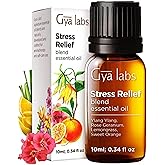 Gya Labs Stress Relief Essential Oils for Diffuser - Essential Oils for Aromatherapy - Natural Oils for Calming Diffusion, So
