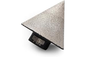 DT-DIATOOL Diamond Beveling Chamfer Bits for Granite Marble Tiles Existing Holes Diamond Hole Saw 5/8 inches -11 Thread Enlar