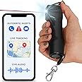 Plegium Smart Pepper Spray 5-in-1 Free GPS Location Emergency Texts Live Tracking — Self Defense Keychain Pepper Spray for Wo