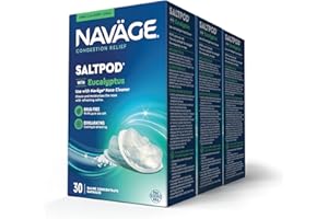 Navage Eucalyptus SaltPod Bundle: 3 Eucalyptus SaltPod Capsule 30-Packs (90 SaltPods)