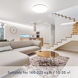 Lepro 24W LED Ceiling Light IP54 Bathroom Bright 2400lm Daylight 5000K Ø28CM view 3