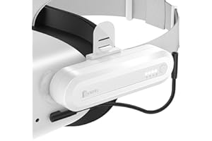 Dxldfks Battery Pack for Oculus Quest 3 & 2 Accessories Compatible with Meta Quest 3, 2, Quest Pro, PICO 4 VR Headset, 5000mAh Extended 2-4H Playtime 3.54 oz Small Lightweight Portable