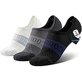 BRISIRA Coolmax Bamboo Viscose Compression No Show Socks Moisture Wicking Cushion Short Low Cut Ankle Athletic Sock for Golf