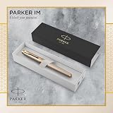 Parker IM Rollerball Pen Premium Warm Silver Fine Point Black Ink Gift Box view 2