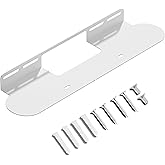 notiela Soundbar Mount for Sonos Beam Wall Mount White - Heavy Duty Wall Bracket Mount for Sonos Beam Gen 1 & Gen 2 Mounting Bracket for Space Saving