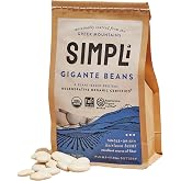 SIMPLi Regenerative Organic Certified Gigantes Beans, 12 OZ (1-Pack) | 13g Fiber &amp; Plant Protein Per Serving with a Creamy, Buttery Texture for Salads, Roasted Dishes &amp; Comforting Meals