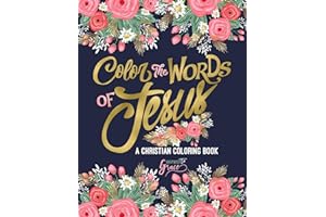Color the Words of Jesus: A Christian Coloring Book