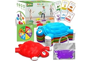 ABERLLS Stepping Stones for Kids 3 4 5 6 7 Year Old, Toddlers Turtle Balance Climbing Toys, Outdoor Indoor Sensory Play, Obstacle Course Coordination Game