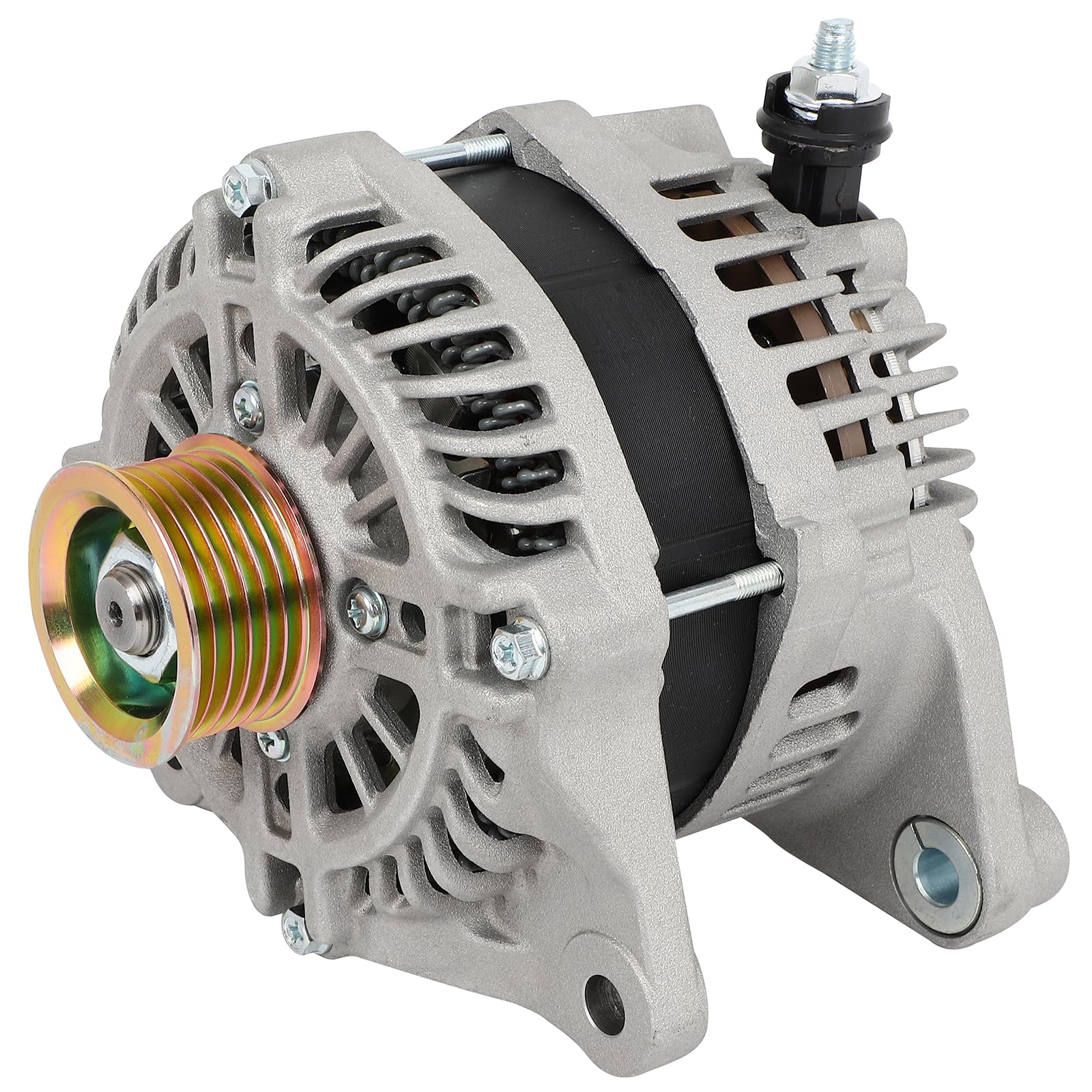 Photo 1 of SCITOO Alternator Fit for Mazda CX-5 CX5 2013-2019/2022-2023, 3 2014-18, 6 2014-2021, CX-3 2016-21, MX-5 Miata & for Toyota for Yaris, for Yaris iA & for Scion iA 12V 100Amp CW 6 Groove 20288