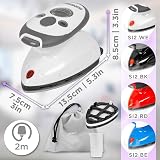 Duronic Mini Travel Iron SI2 WE 375W Compact Steam Iron for Quilting view 2