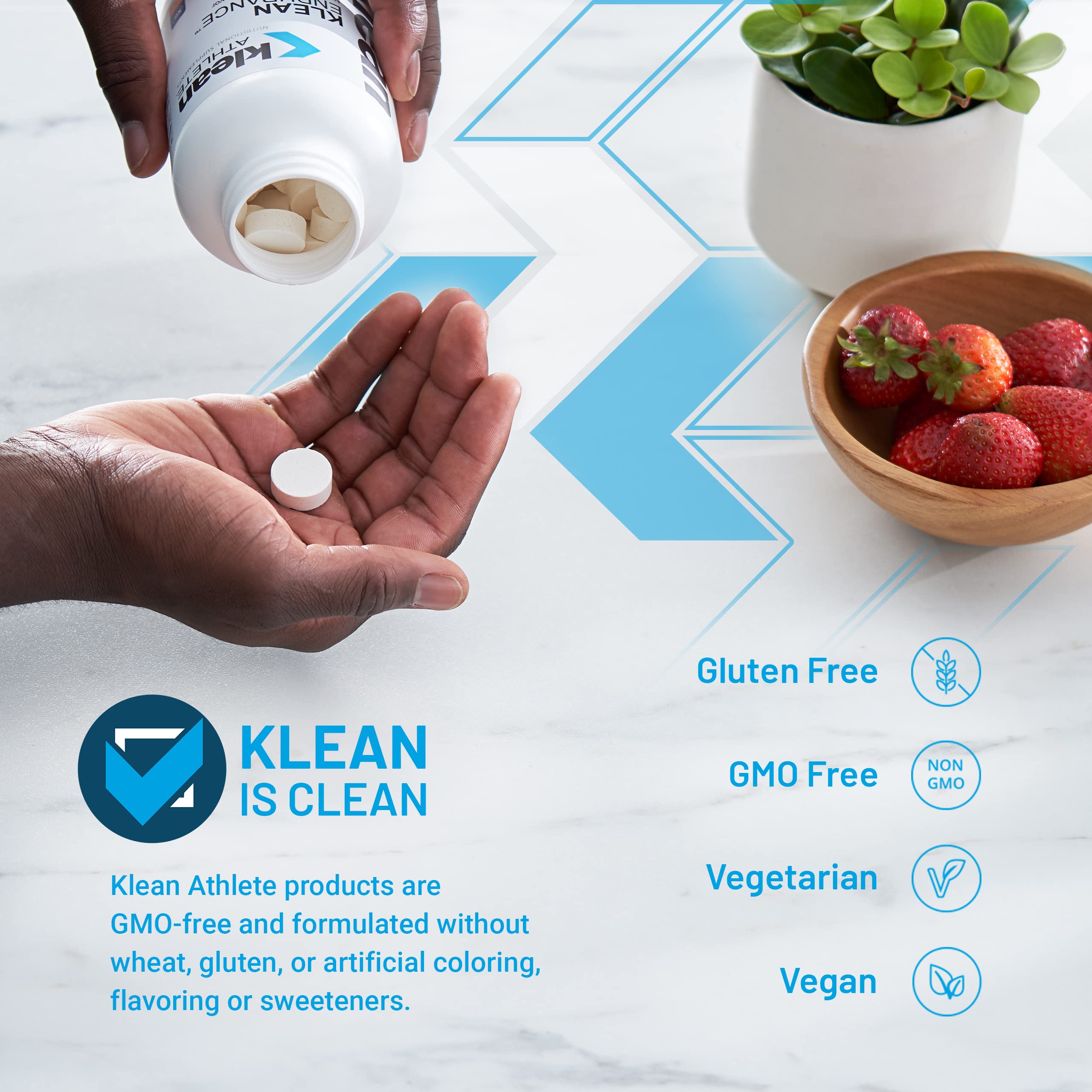 Klean Athlete Klean Endurance | D-Ribose to Restore Energy, Support Cardiac Function and Reduce Muscle Fatigue | NSF Certified for Sport | 90 Chewable Tablets | Natural Orange Vanilla Flavor