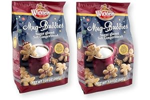 Wicklein Mug Buddies Sugar Glazed Soft Gingerbread Cookies 7.05 Oz. (Pack of 2)