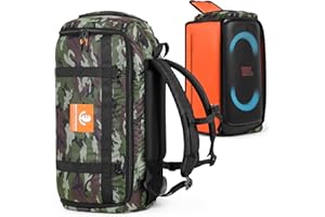 OUKNAK Speaker Bag Travel Case Replacement for JBL Party Box Series, Portable Speaker Carry Tote Bag Backpack for JBL Speaker (For JBL partybox 320 camouflage)