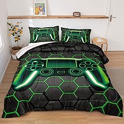 Z.Jian HOME Boys Comforter Set,Gaming Bedding for