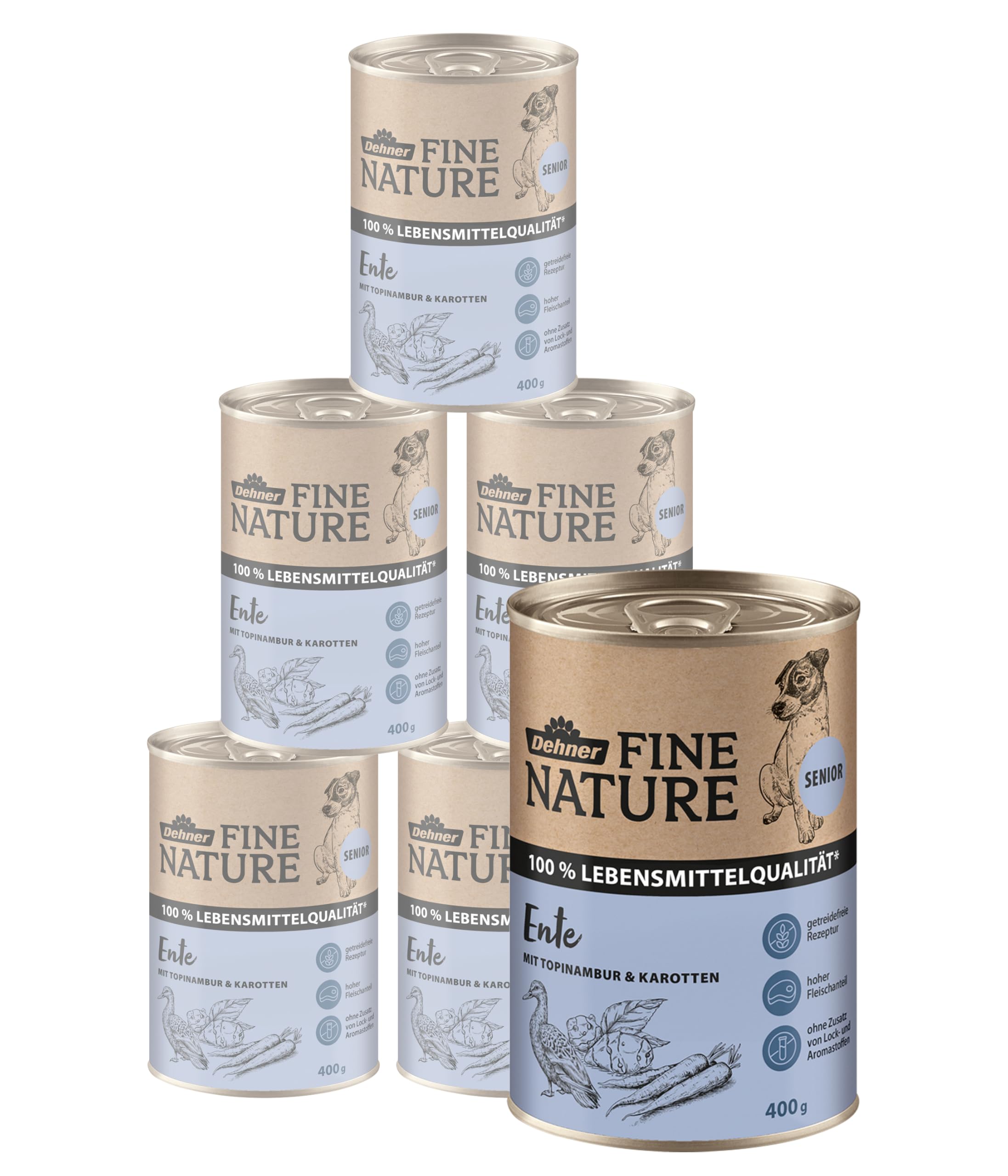 Dehner Fine Nature Senior Dog Food Food - Duck
