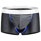 HASWECHYS Men’s Boxer Briefs Sexy Front Open