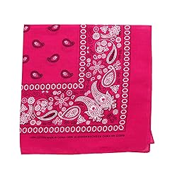 Motique Accessories 22 Inch Cotton Paisley Bandana