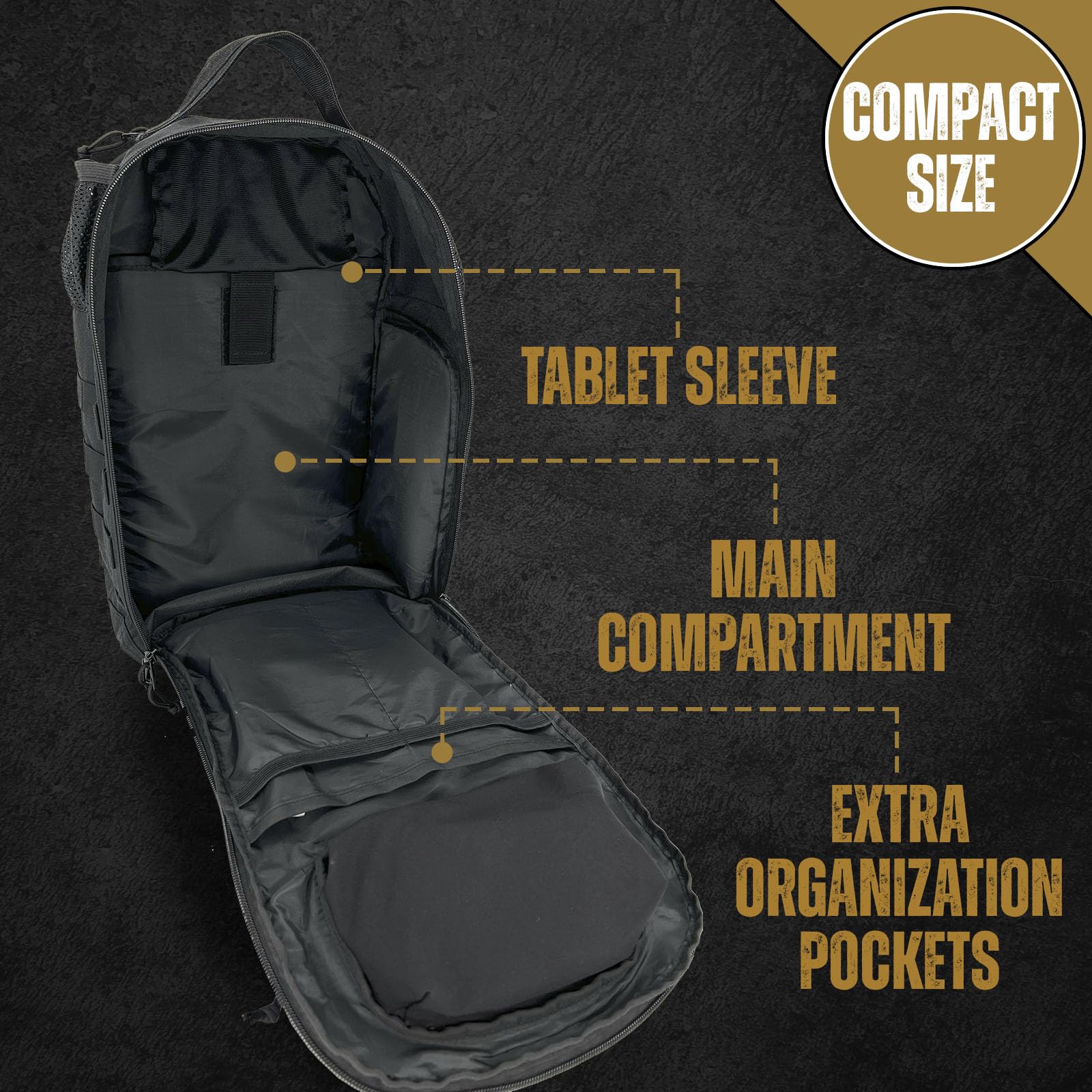 HighSpeedDaddy Baby Diaper Backpack - Military-Grade, Waterproof Men's Backpack - Baby Diaper Travel Bag for Dads & Moms