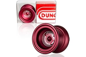 Duncan Toys Roadrunner Yo-Yo, Unresponsive Expert Level Yo-Yo, Concave Bearing and Aluminum Body, Dark Red