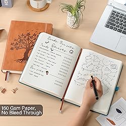 ZXHQ B5 Bullet Dotted Journal Notebook:150 gsm