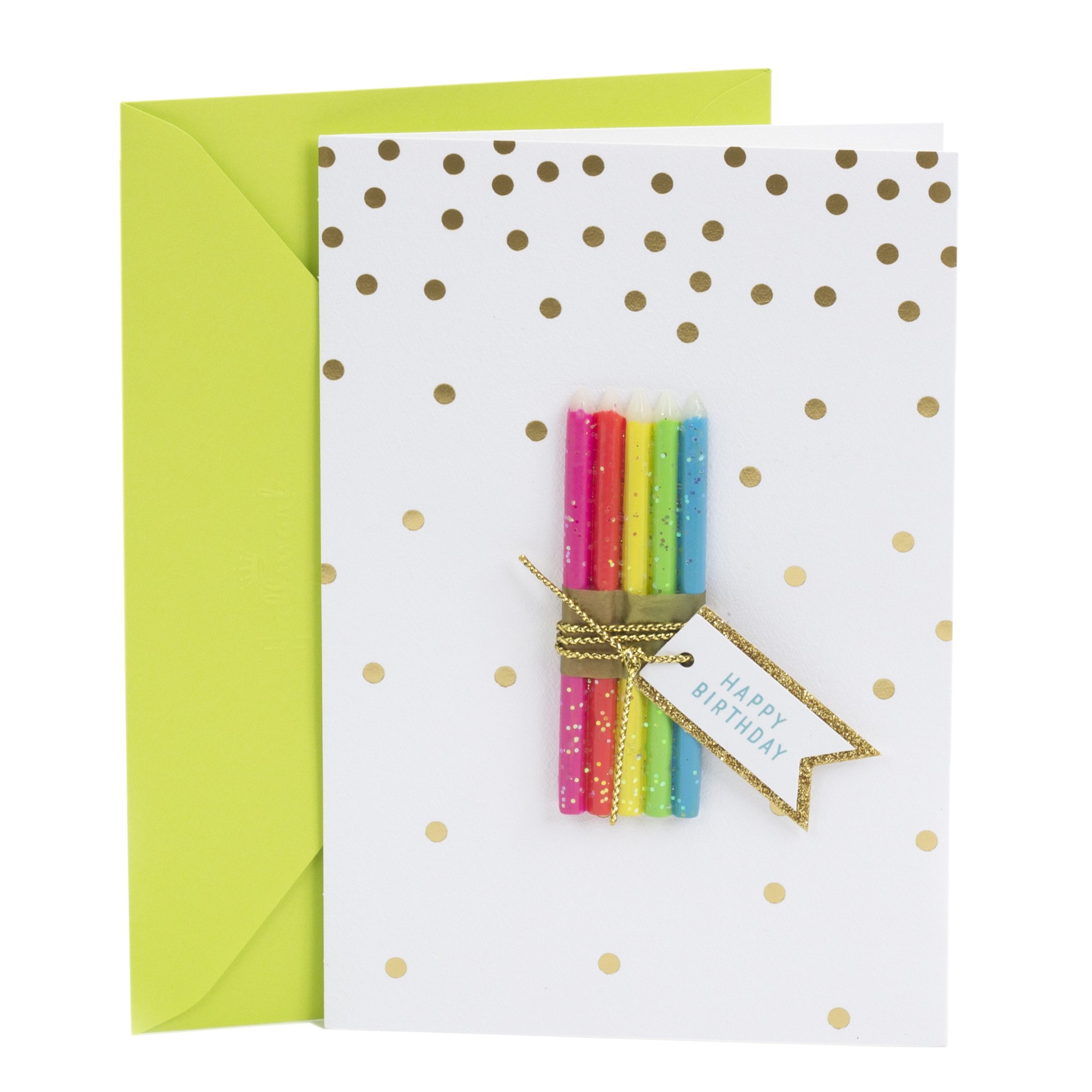 Hallmark Signature Birthday Greeting Card for Anyone (Candle Bundle) — image 1