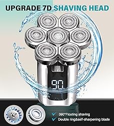 Gisaae Head Shavers for Bald Men, Upgraded 7D