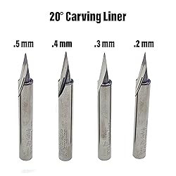FOOS - 20° Carving Liner - Wood Carving