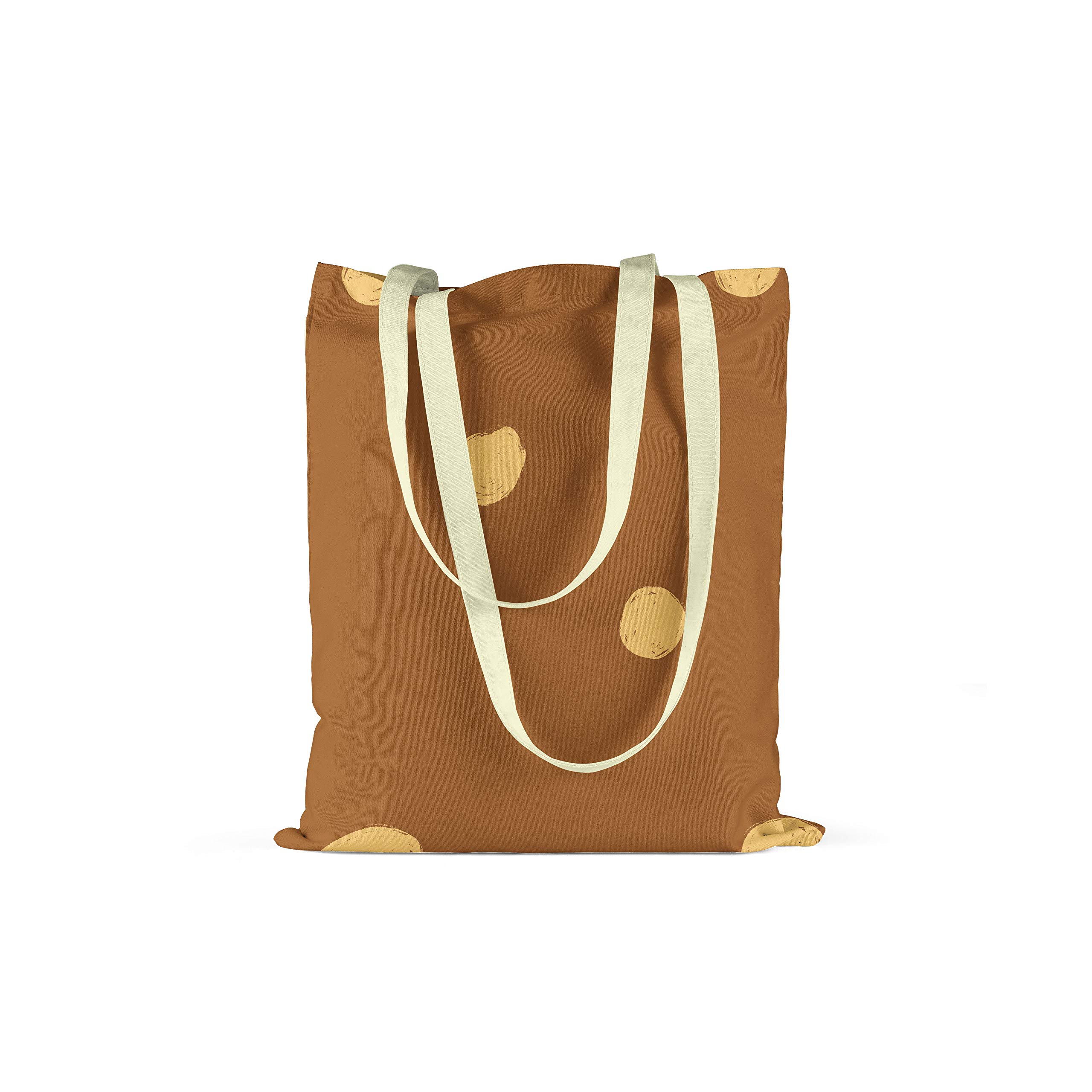 Bonamaison Printed Tote Bag, Reusable Grocery Bag, Shopping Bag, Machine Washable, Foldable, Canvas Cloth Bag with Handles, Size: 34x40 Cm