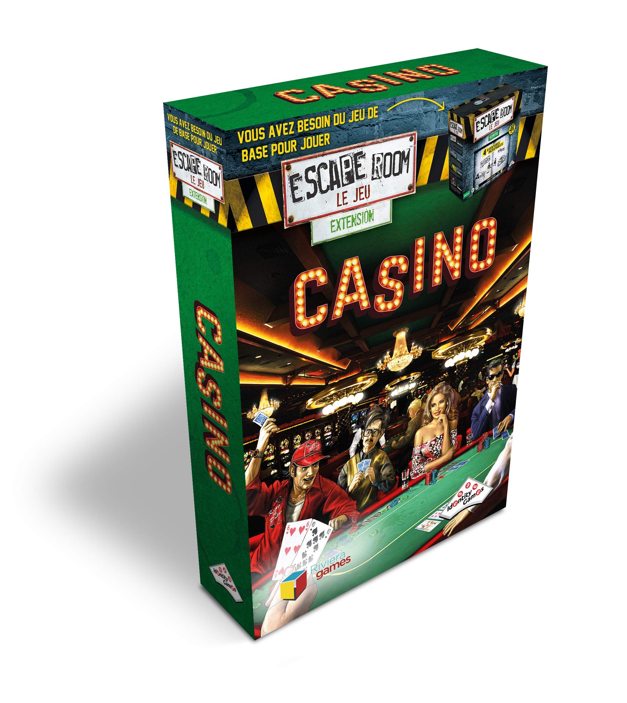 Identity Games 0604027 Escape Room Supplement Set Casino