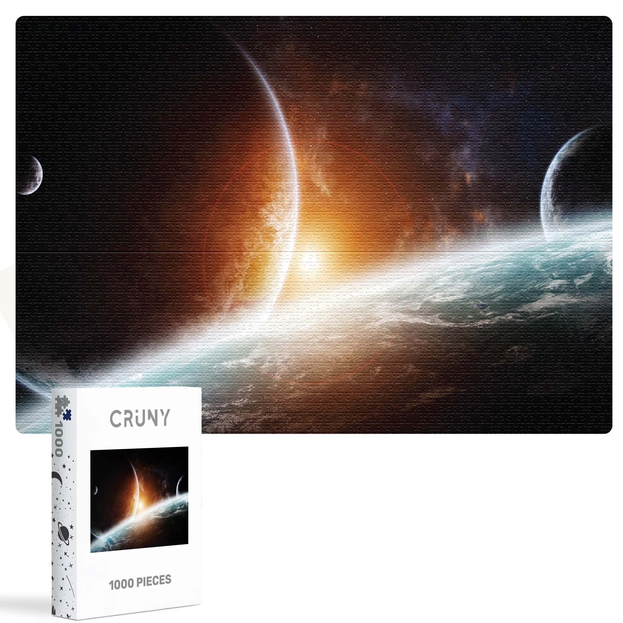 CRUNY Jigsaw Puzzles for Adults 1000 Pieces - DIY Paper Painting 1000 Piece Jigsaw Puzzles for Adults - Jigsaw Puzzle to Exercise Logic and Sensory Coordination - Gifts for Men & Gifts for Women