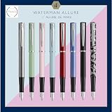 Waterman Allure Red Lacquer Fountain Pen Fine Nib Blue Ink Gift Box view 4