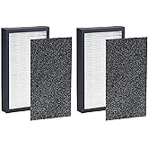 Nispira True HEPA Filter Replacement Compatible with GermGuardian FLT4100 Filter E Fits AC4100 Air Purifier Model 2 Filters