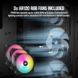 Corsair 3000D RGB Airflow Mid-Tower PC Case 3x AR120 Fans Black view 4