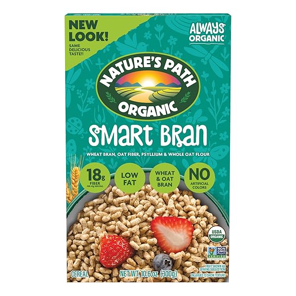 NATURE’S PATH ORGANIC SMART BRAN CEREAL, 10.6 OZ...