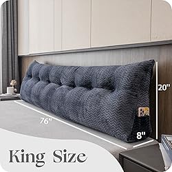 ZOEMO Large Bolster Triangular Headboard Wedge