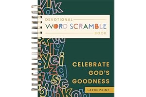 Celebrate God's Goodness: Devotional Word Scramble Book (70 Daily Devotions and Word Scrambles to Refresh Your Spirit)– The P