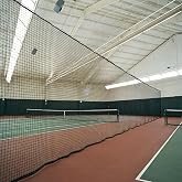 Wesiti 10' x 60' Court Divider Net Set | Tennis Badminton Soccer Basketball Net for Sports, Installation Hardware Metal Bolt and Wire Rope, Heavy Duty, Indoor Sports