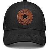 Best Dad Ever Hat Fathers Day Birthday Gifts for Dad Papa from Daughter Son Black Trucker Hat