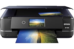 Epson Expression Photo XP-970 Wireless Color Photo Printer with Scanner and Copier - Black