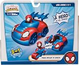 Spidey and His Amazing Friends Web Strike 2 in 1 Vehicle Launch Cycle view 9