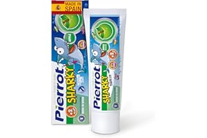 Pierrot Fluoride Free Kids Toothpaste - Toddler Dental Gel, Apple Flavor, Gluten Free Formula With Calcium Lactate, Ages 2+, 