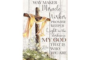 GEEHEIY Religious Diamond Art Kits for Adults, 5D Christian Cross Diamond Painting Kits for Beginner, DIY Jesus Cross Gem Art Dots for Adults, Perfect for Home Wall Decor 12x16 Inch