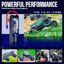 Zeee 4S Lipo Battery 10000mAh 14.8V 120C with EC5